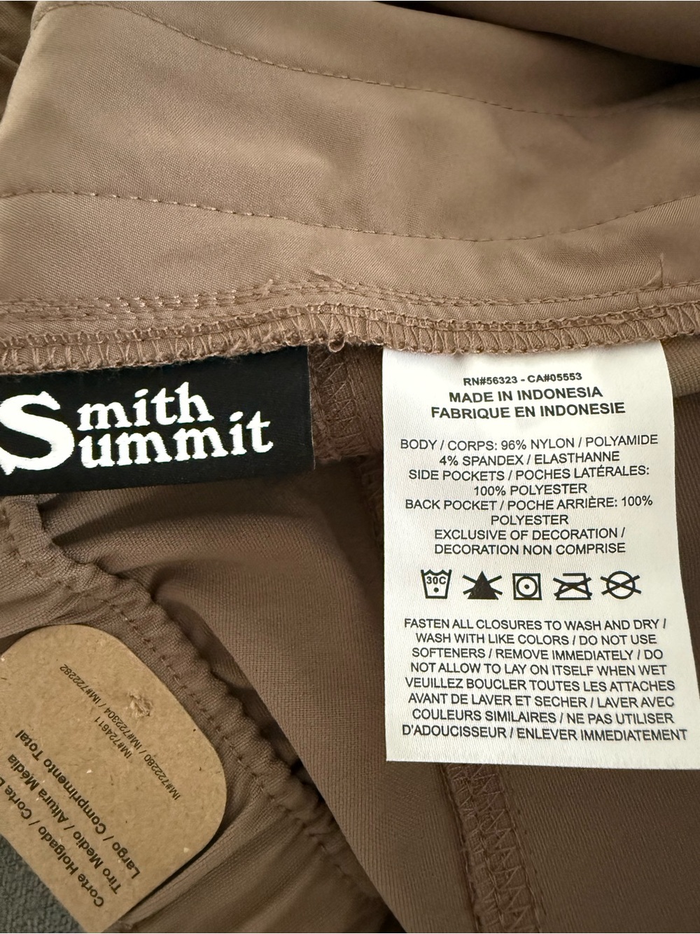 Nike ACG Wide Leg Cargo Pants in Taupe - Picture 6 of 11